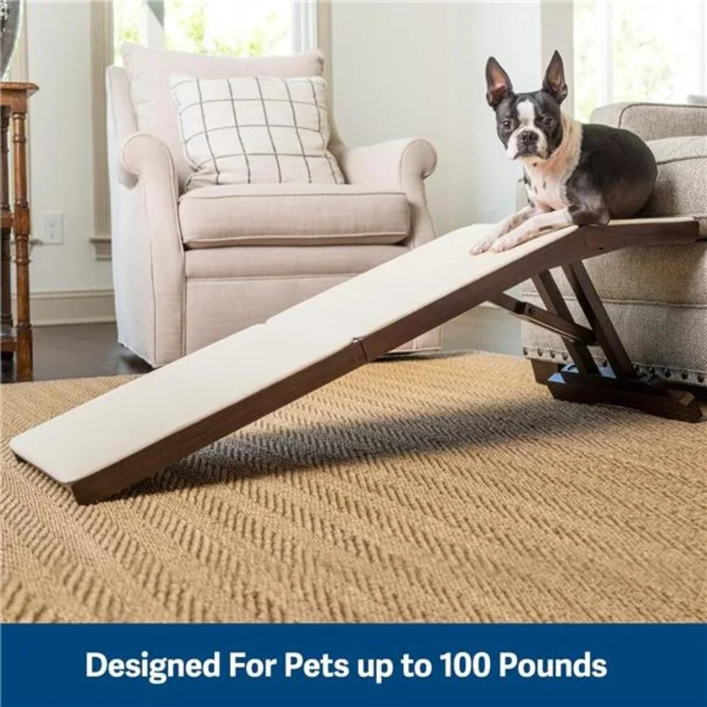 Sofa Ramp for Small Dogs –14 Inches Tall Reaches Most Couches–Supports upto 100